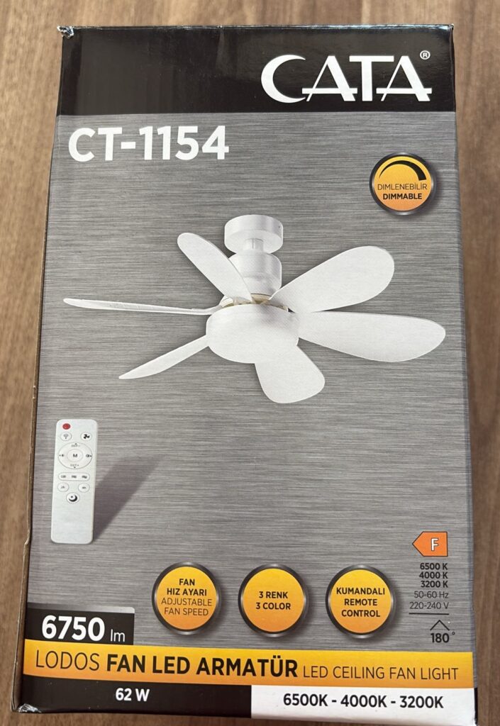 catact-11542-705x1024 Cata CT-1154 Lodos Fan Led Armatür